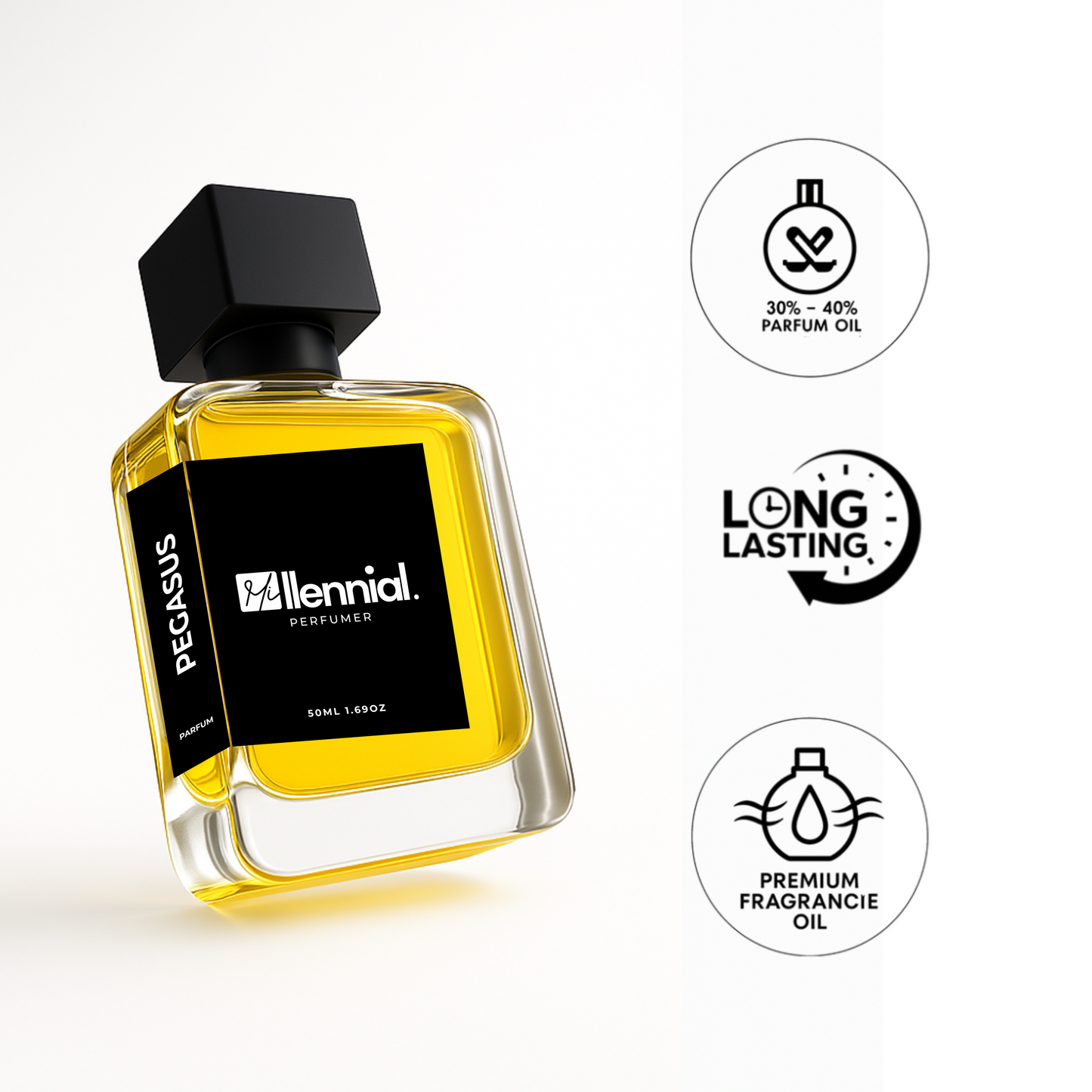 Millennial Perfumer™ – Pegasus | Pegaasus by Parfumss de Maerly (Profile Match) | Warm, Powdery & Aromatic Fragrance with Heliotrope, Vanilla & Almond