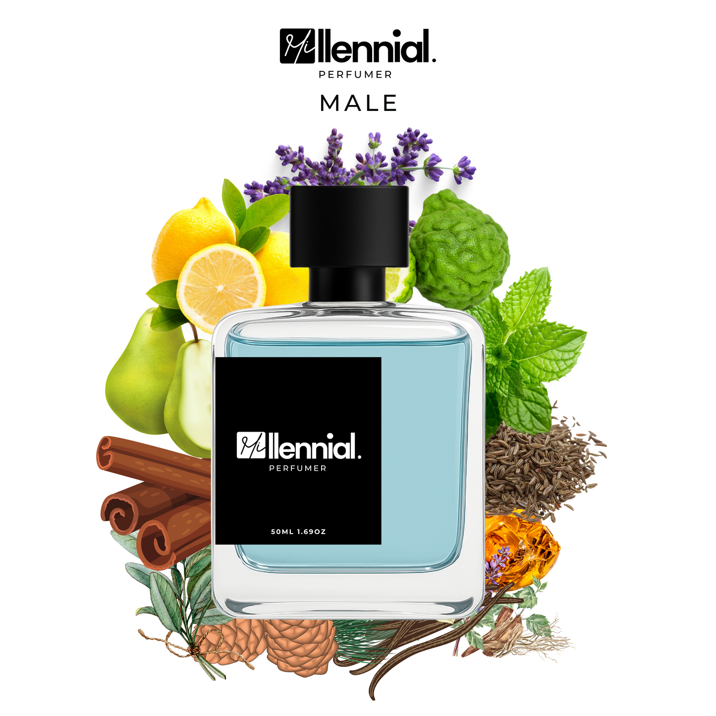 Millennial Perfumer™ – Male | JPGs Ultraa Male (Profile Matches) | Bold, Sweet & Seductive – Pear, Cinnamon & Vanilla Intensity