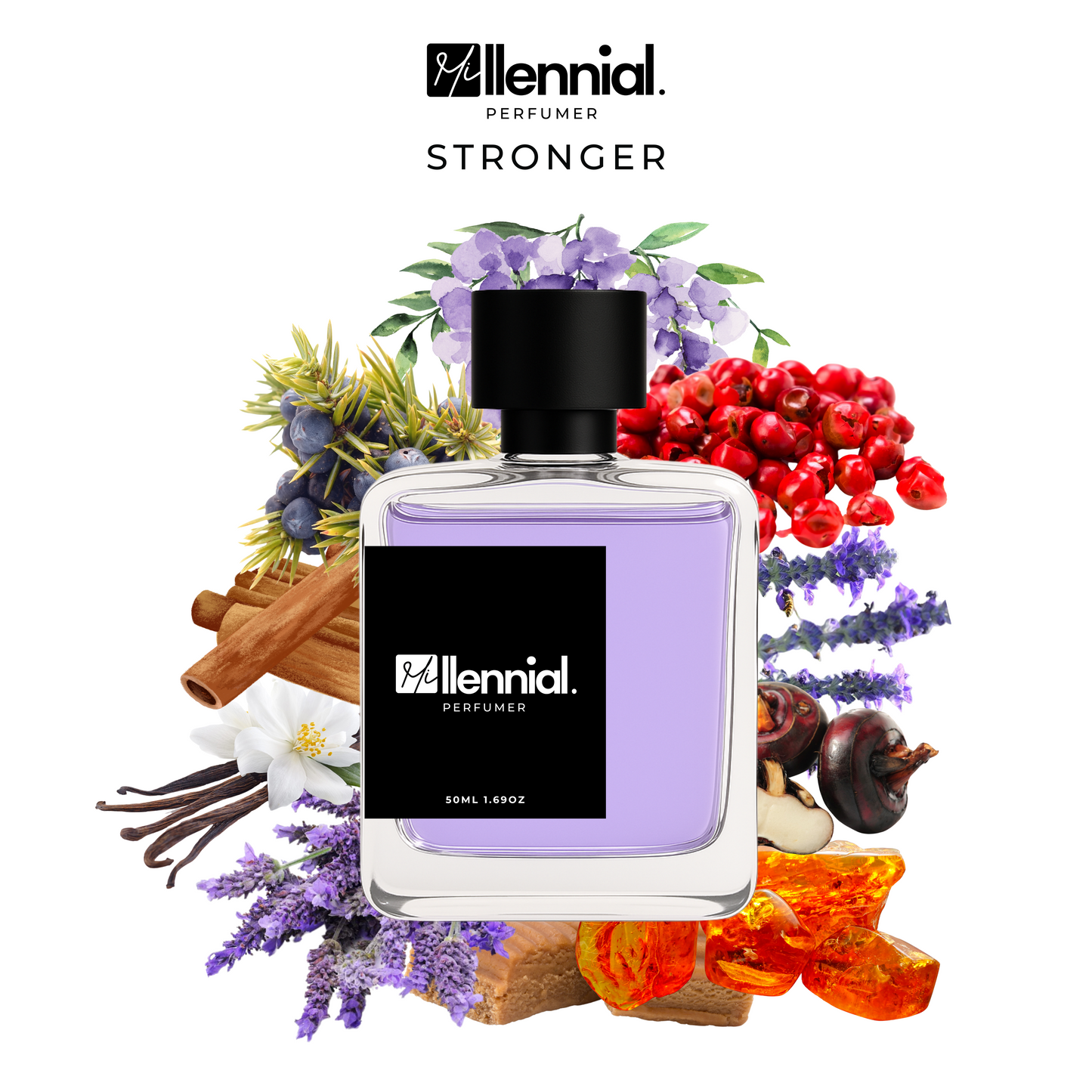 Millennial Perfumer™ – Stronger | Arrmaani Stronnger With You (Profile Match) | Warm, Sweet & Aromatic Fragrance with Chestnut, Vanilla & Smoke
