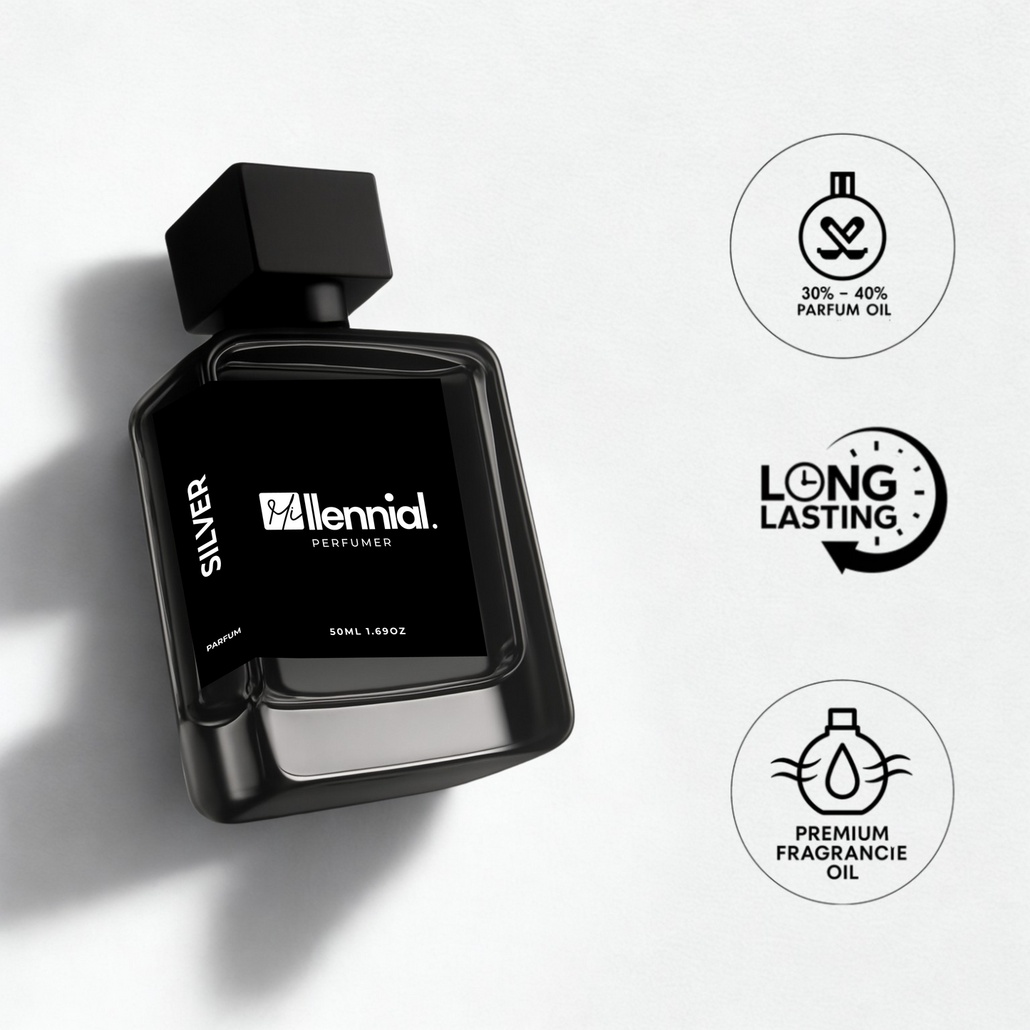 Millennial Perfumer™ – Silver | Creeed Sillver Mounntain Water (Profile Match) | Fresh Citrus & Green Tea Fragrance