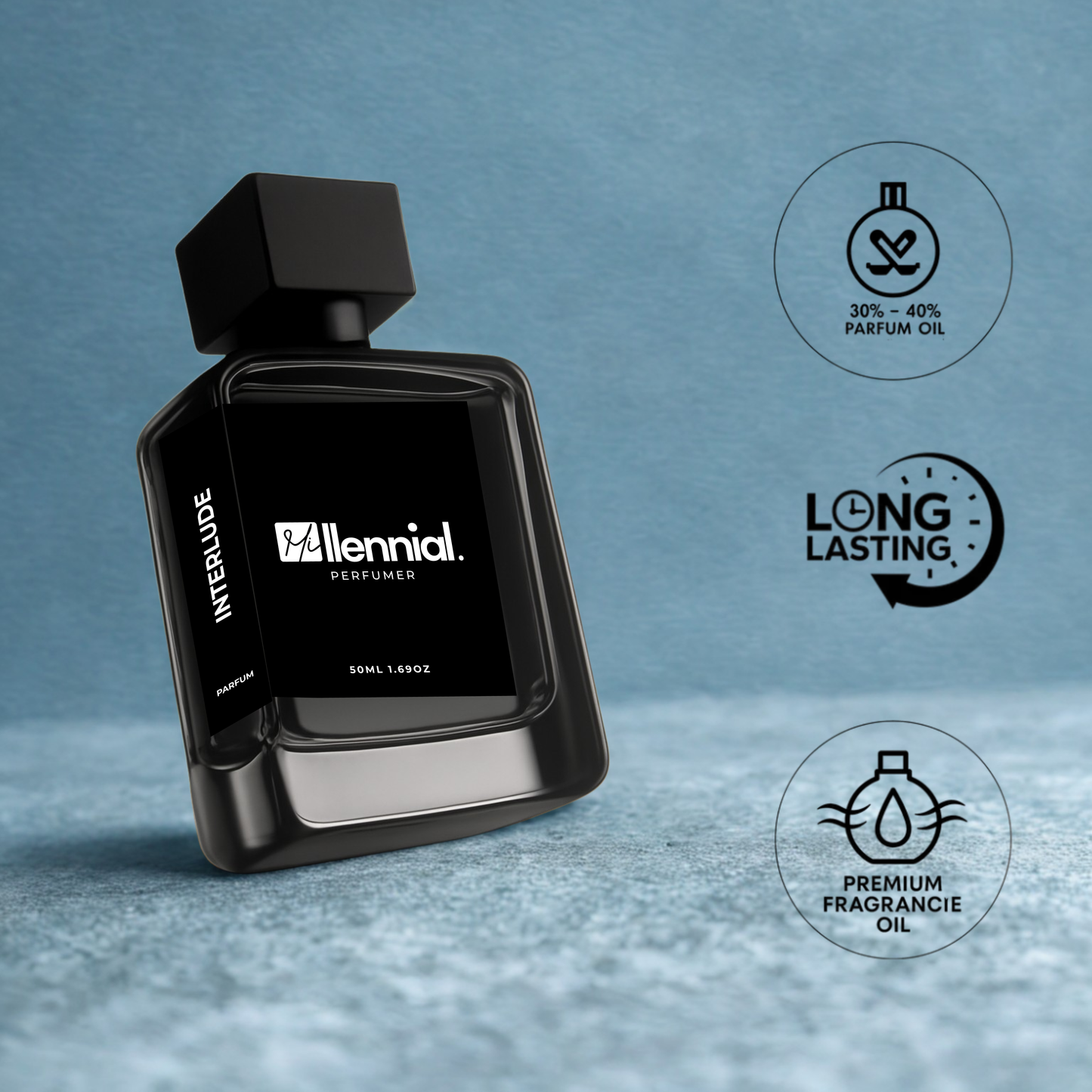 Millennial Perfumer™ – Interlude | Amouuage Interludee Man (Profile Match) | Bold Spicy Amber Woody Fragrance for Men | Smoky, Opulent & Long-Lasting Scent, 50ml