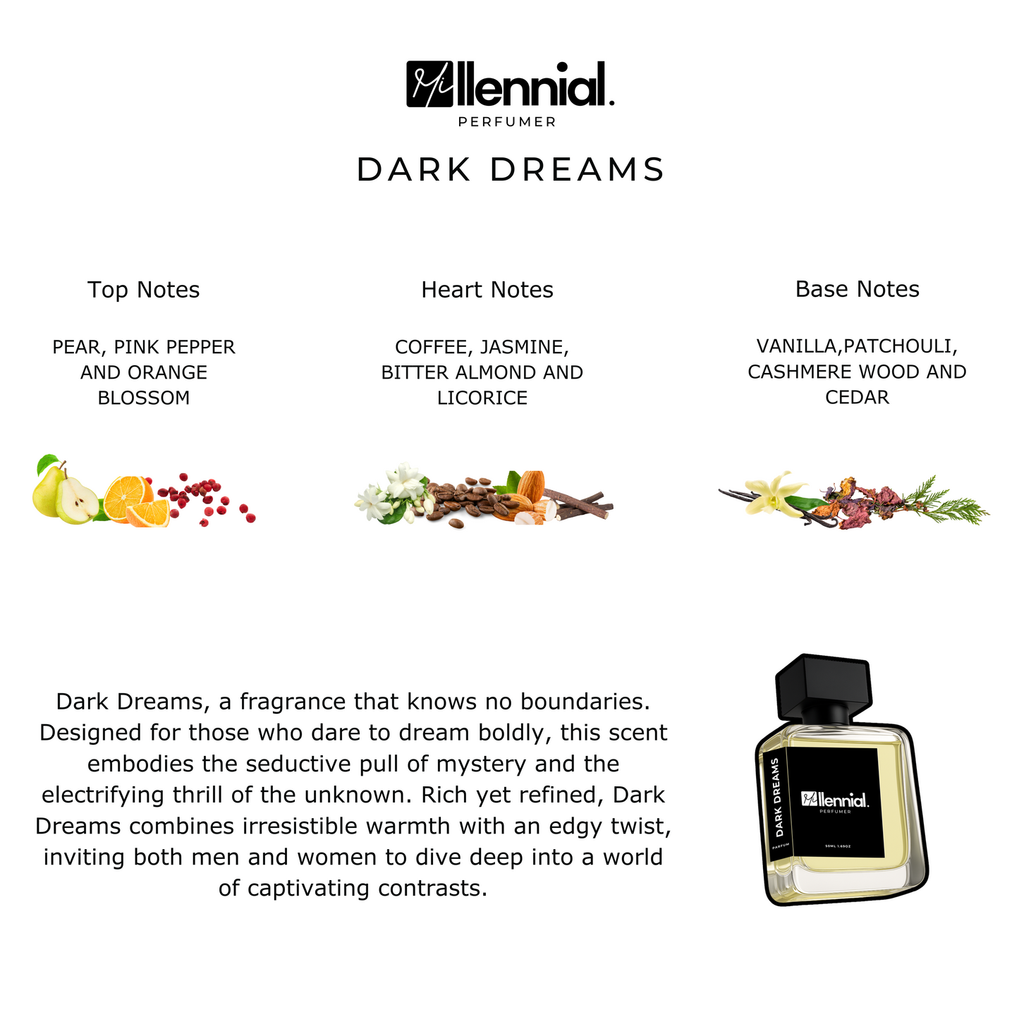 Millennial Perfumer™ - Dark Dreams | YSL Black Opium (profile matches) | Captivating and Bold Fragrance