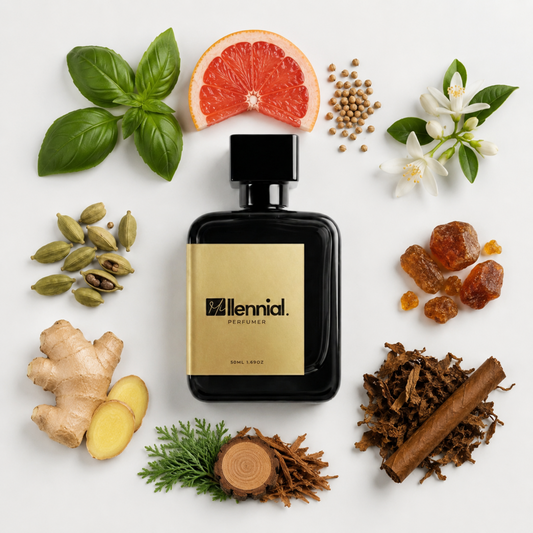 Millennial Perfumer™ – The One | Dollce & Gaabbana The One Type (Profile Match) | Extrait de Parfum | Fresh Citrus & Spicy Blend with Grapefruit, Cardamom, Ginger, Amber & Tobacco | Long-Lasting Warm & Sophisticated Masculine Fragrance, 50ml