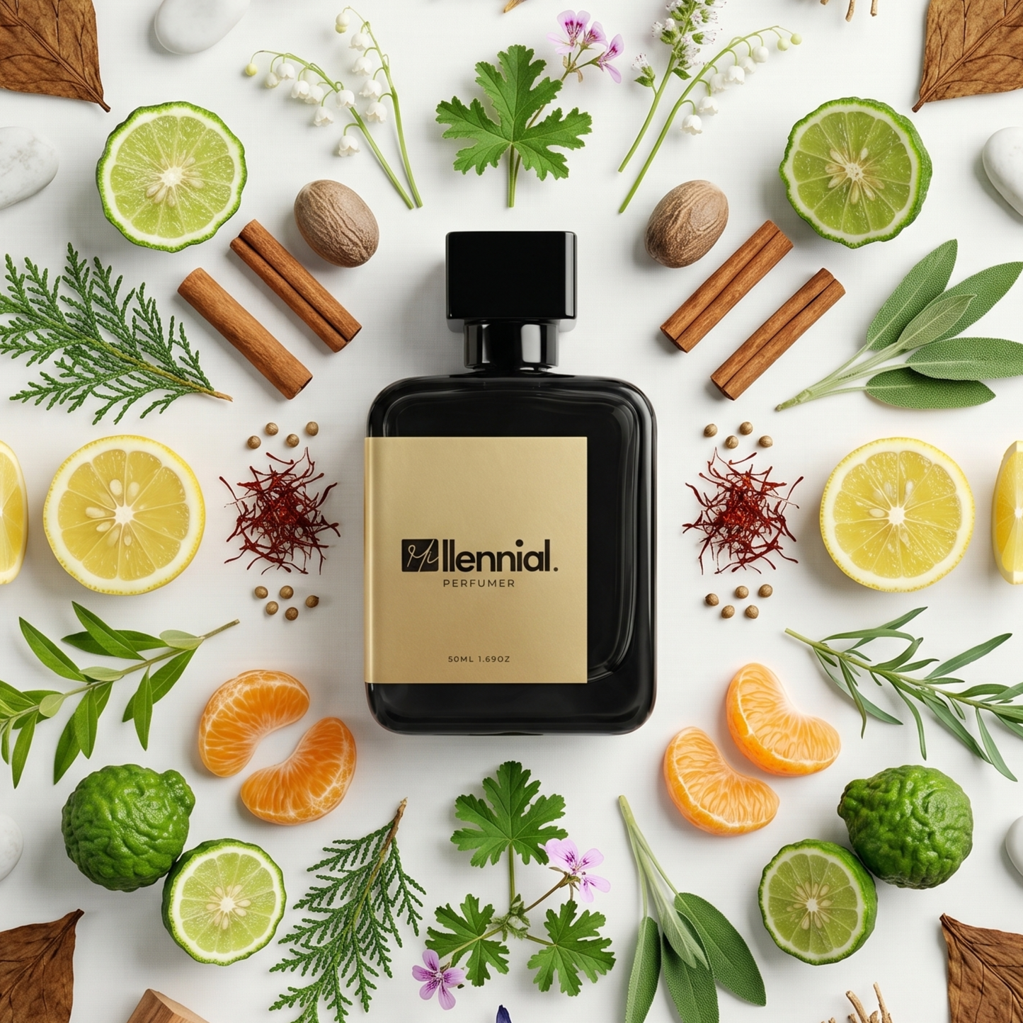 Millennial Perfumer™ – Issey Homme | Isseyy Miyaakei L’Eau d’Issey Pour Homme Type (Profile Match) | Extrait de Parfum | Fresh Citrus Aromatic Blend with Yuzu, Lemon, Spices, Vetiver & Sandalwood | Long-Lasting Sophisticated Masculine Fragrance, 50ml