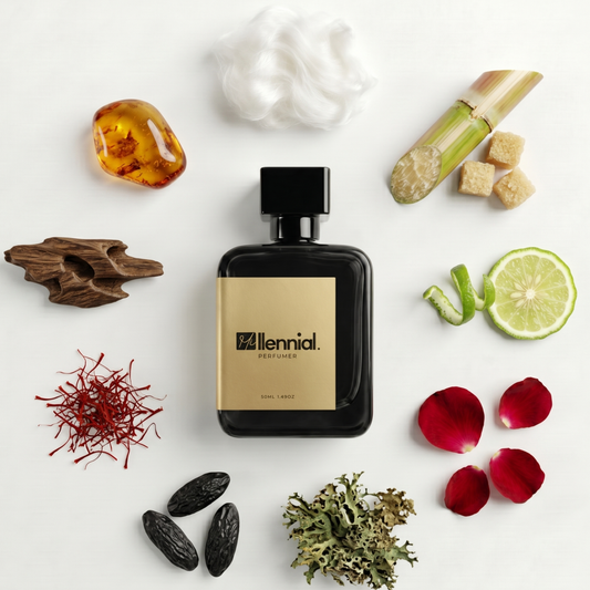 Millennial Perfumer™ – Arabian Tonka | Moontale Arabians Tonka Type (Profile Match) | Extrait de Parfum | Luxurious Sweet Spicy Amber Blend with Saffron, Rose, Oud, Tonka Bean & Musk | Long-Lasting Bold Unisex Oriental Fragrance, 50ml