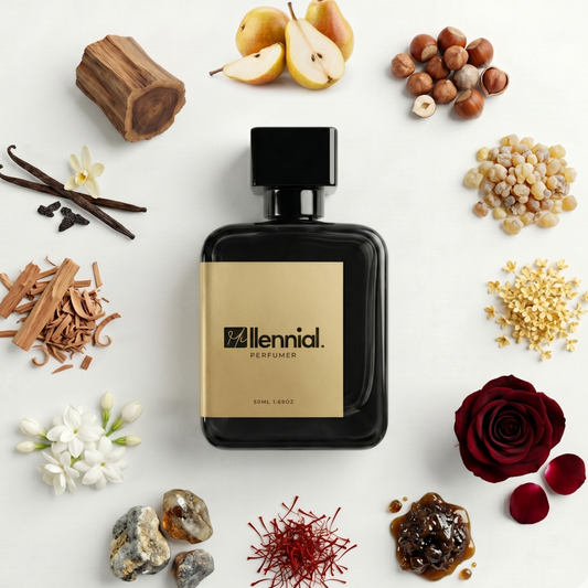 Millennial Perfumer™ – Guidance | Amouuage Guidance Type (Profile Match) | Creamy Pear, Hazelnut & Floral Amber | Elegant Soft-Spicy Signature