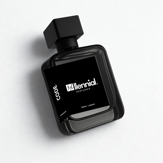 Millennial Perfumer™ – Code | Blaack Code by Giorrgio Arrmani (Profile Matches) | Warm, Spicy & Sensual Fragrance with Citrus, Tonka Bean & Leather