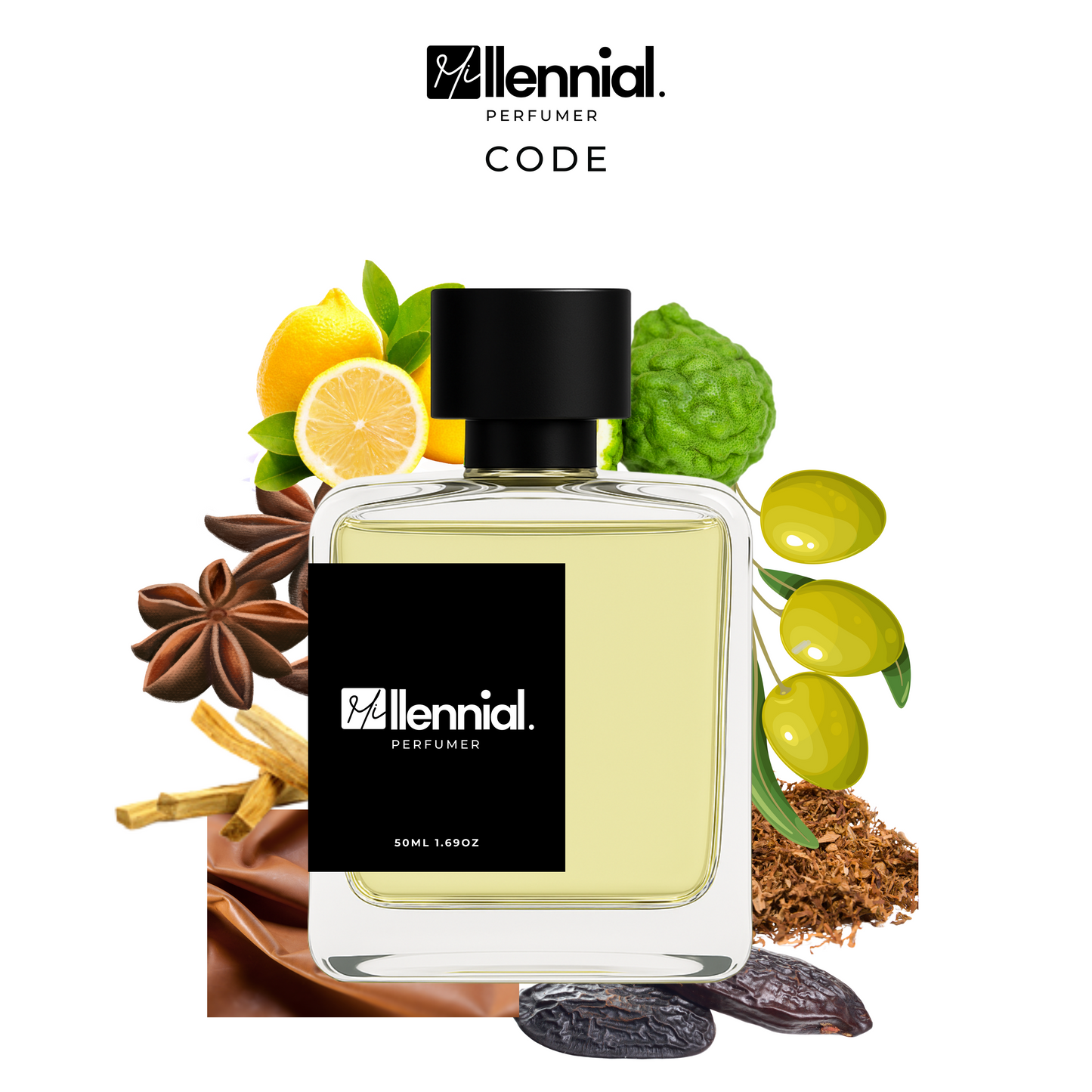Millennial Perfumer™ – Code | Code by Giorrgio Arrmani (Profile Matches) | Warm, Spicy & Sensual Fragrance with Citrus, Tonka Bean & Leather