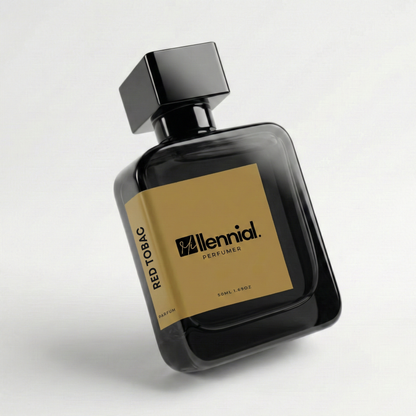 Millennial Perfumer™ – Red Tobac | Mancerra Red Tobacco Type (Profile Match) | Extrait de Parfum | Spicy Tobacco Blend with Cinnamon, Oud, Saffron, Vanilla & Amber | Long-Lasting Bold & Smoky Unisex Fragrance, 50ml