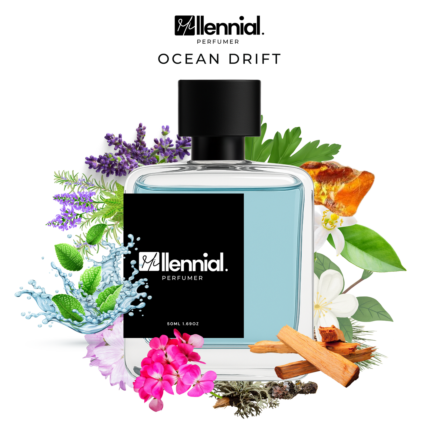 Millennial Perfumer™ - Ocean Drift | DavidOff CoolWater (profile matches) | Fresh Marine Fragrance for Men