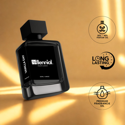 Millennial Perfumer™ – Vanilla Day | Kayaalii Vanilllaa 28 (Profile Matches) | Warm Vanilla Gourmand Luxury Perfume | Long-Lasting Unisex Scent, 50ml