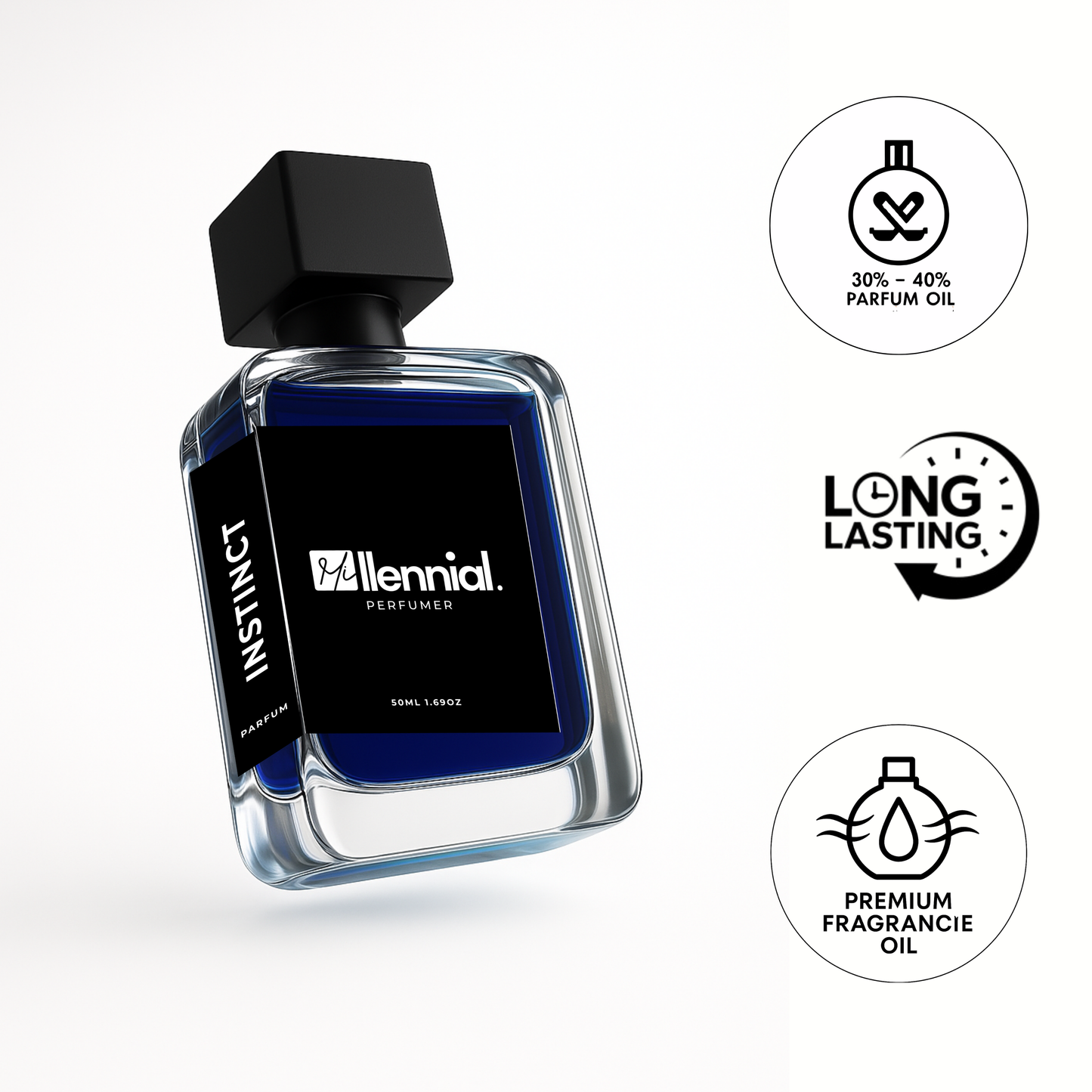Millennial Perfumer™ – Instinct | Blue de Channel (Profile Match) | Woody Aromatic Fragrance for Men