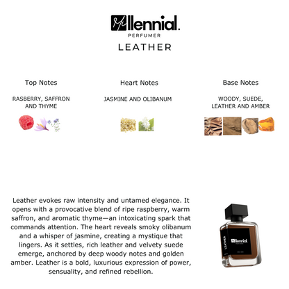 Millennial Perfumer™ – Leather | TFs Tuuscan Leather (Profile Match) | Bold Leather Fragrance for Men & Women