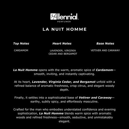 Millennial Perfumer™ – La Nuit Homme | Extrait De Parfum