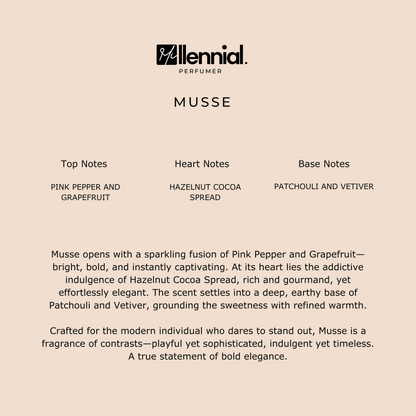 Millennial Perfumer™ – Musse | Angel Muse Mugler (Profile Match) | Gourmand Woody Amber Fragrance for Women | Bold, Addictive & Long-Lasting Scent, 50ml