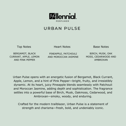 Millennial Perfumer™ - Urban Pulse | Creed Aventtus (profile matches) | Capturing the Energy of the Streets