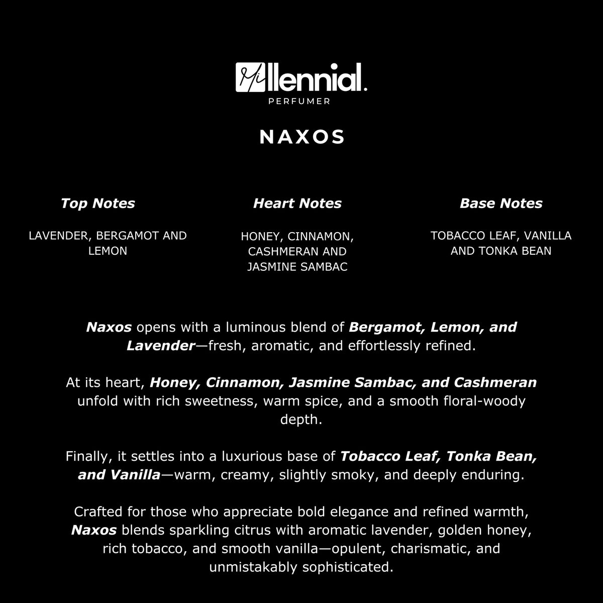 Millennial Perfumer™ – Naxos | Extrait De Parfum