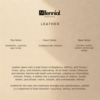 Millennial Perfumer™ – Leather | TFs Tuuscan Leather (Profile Match) | Bold Leather Fragrance for Men & Women