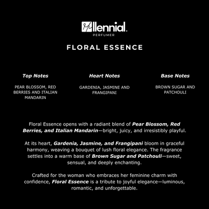 Millennial Perfumer™ - Floral Essence | Gucc - Flora (profile matches) | Delicate Floral Fragrance