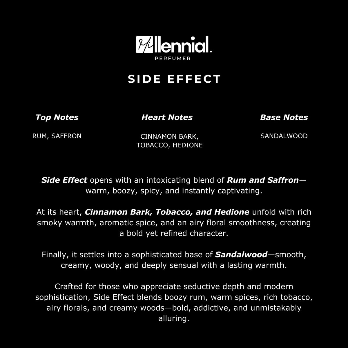 Millennial Perfumer Side Effect product photo 5